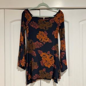 Free People Floral Pattern Tunic